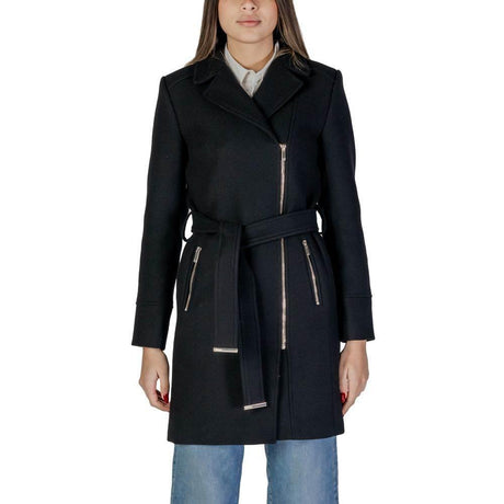 Morgan De Toi Black Wool Jackets & Coat - Hilstor