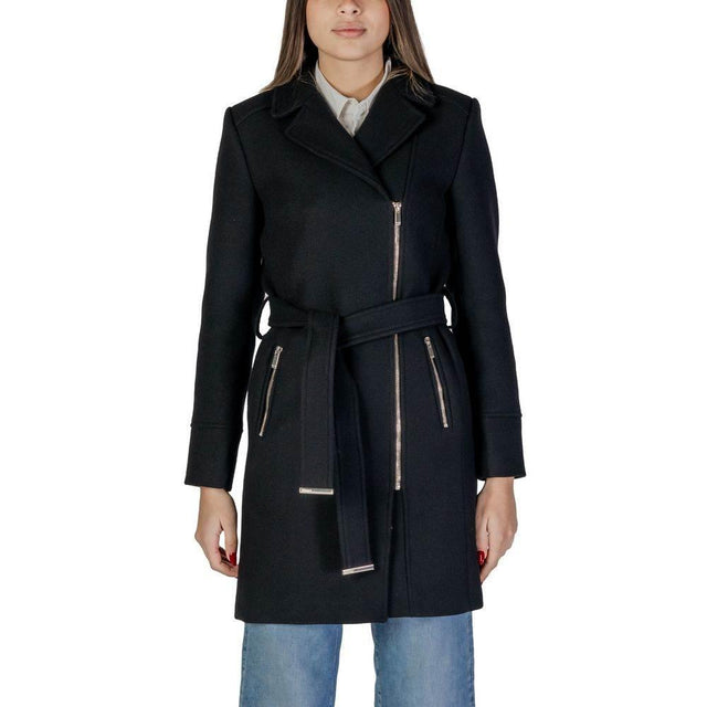 Morgan De Toi Black Wool Jackets & Coat - Hilstor