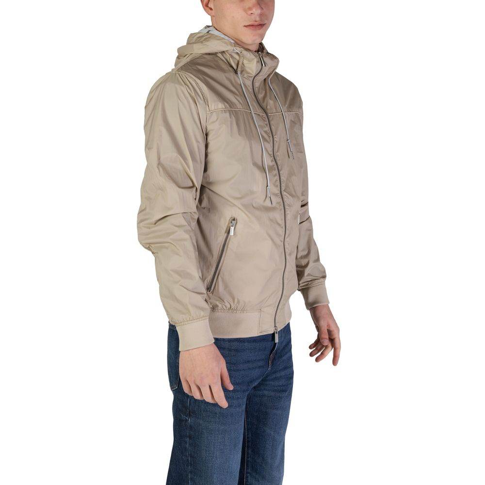 Hamaki-Ho Beige Nylon Jacket - Hilstor