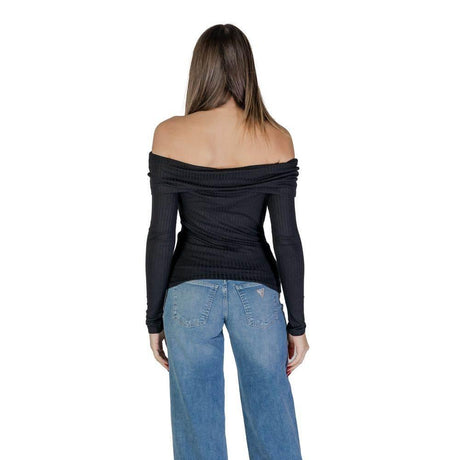Jacqueline De Yong Black Viscose Tops & T-Shirt - Hilstor