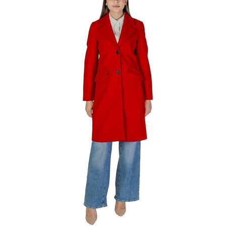 Vero Moda Red Polyester Jackets & Coat - Hilstor