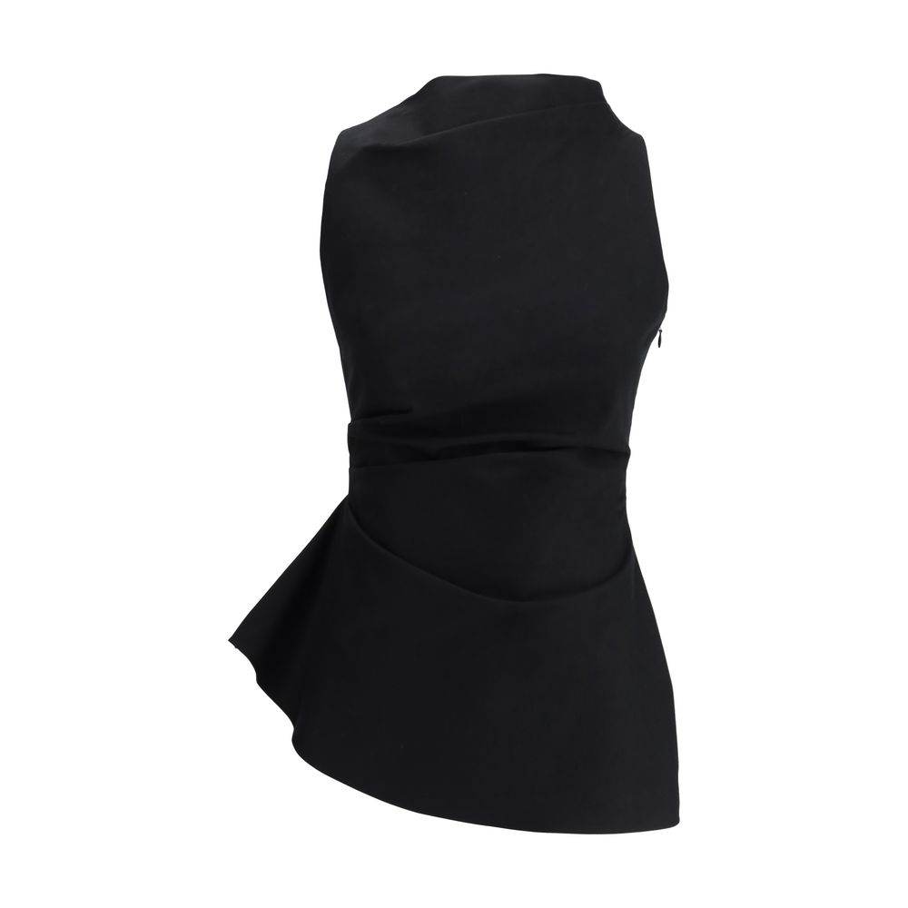 Alexander McQueen Asymmetrical Top - Hilstor