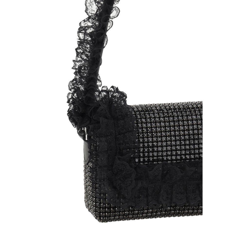 Self-Portrait Crystal Lace Shoulder Bag - Hilstor