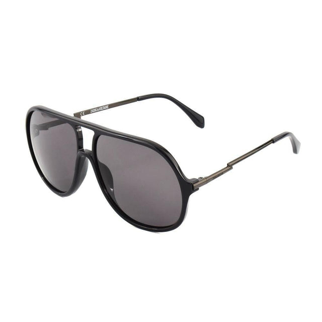 Zadig & Voltaire Black Acetate Sunglasses - Hilstor