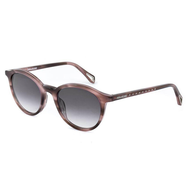 Zadig & Voltaire Brown Acetate Sunglasses - Hilstor