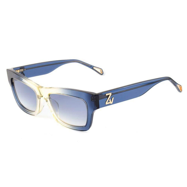Zadig & Voltaire Blue Acetate Sunglasses - Hilstor