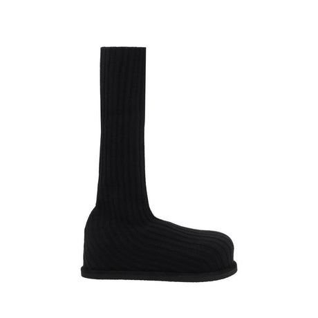 Amina Muaddi Veneda Stretch Boots - Hilstor