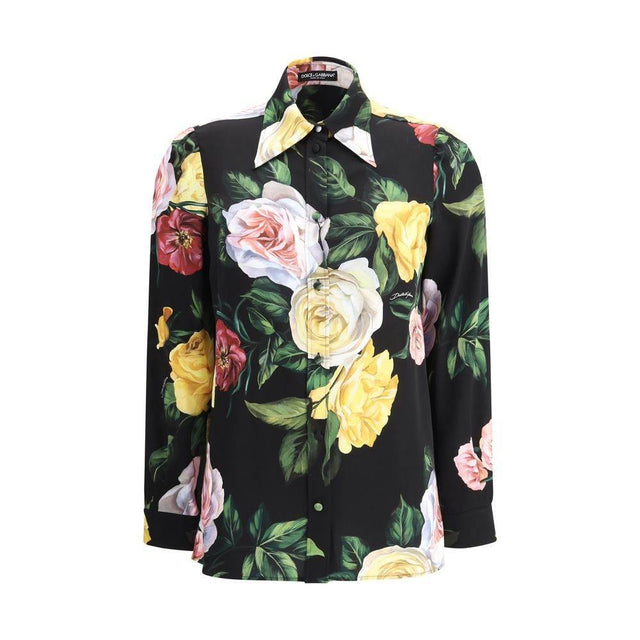 Dolce & Gabbana Rose and peony print Shirt - Hilstor