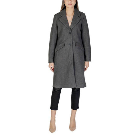 Vero Moda Gray Polyester Jackets & Coat - Hilstor