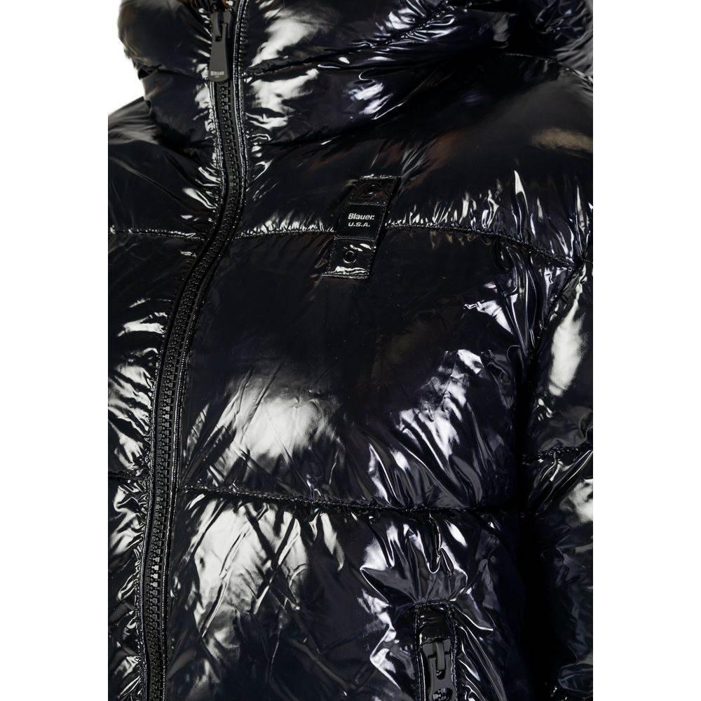 Blauer Black Polyamide Jackets & Coat - Hilstor