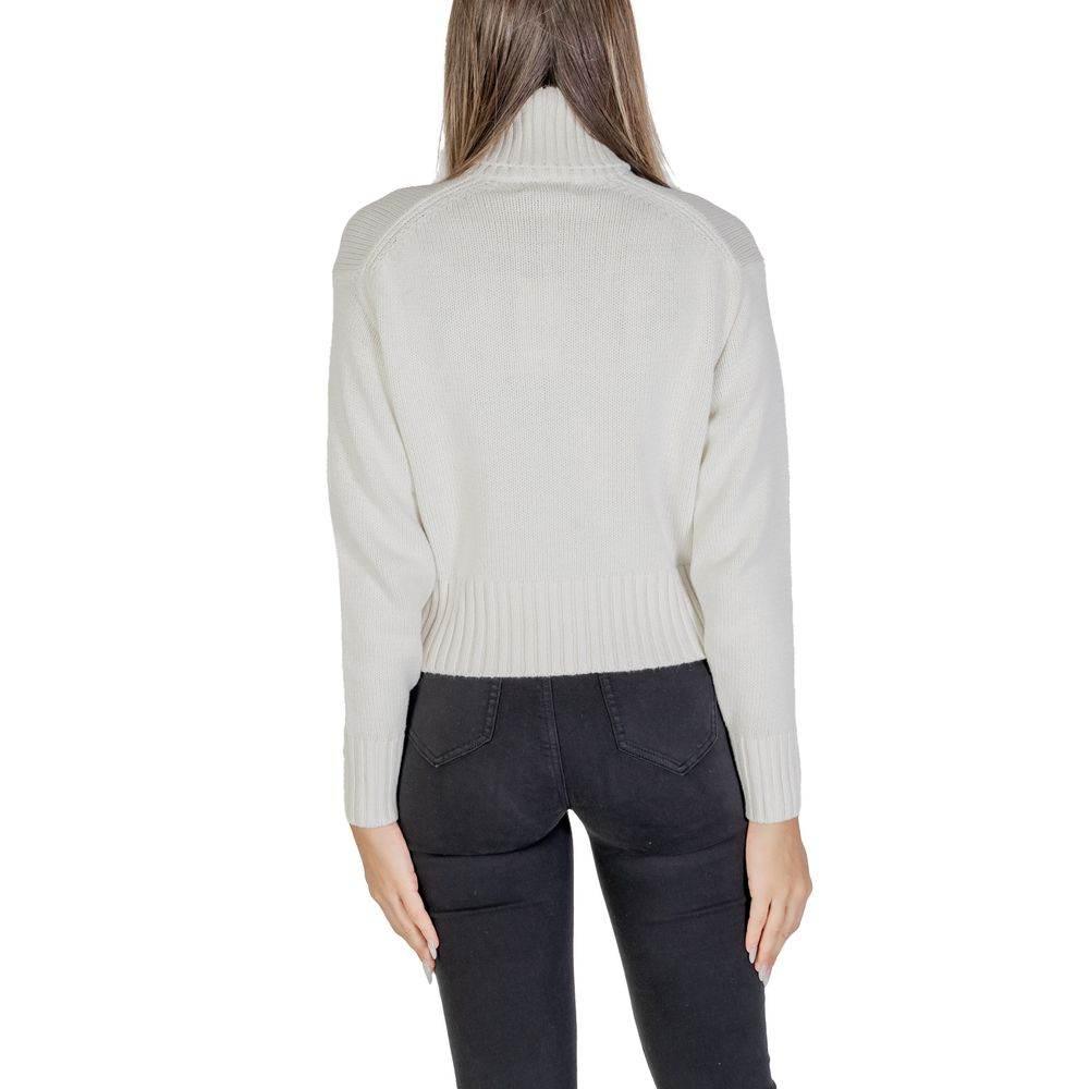 Calvin Klein Jeans Cream Cotton Sweater - Hilstor
