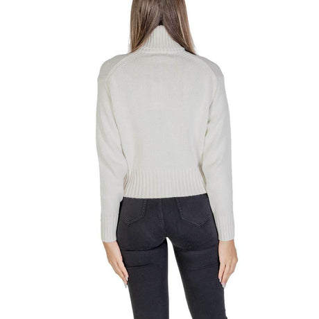 Calvin Klein Jeans Cream Cotton Sweater - Hilstor