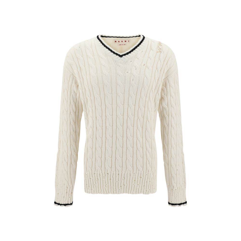 Marni V Neck Sweater - Hilstor