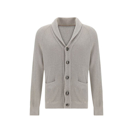 Brunello Cucinelli Ribbed Cardigan - Hilstor