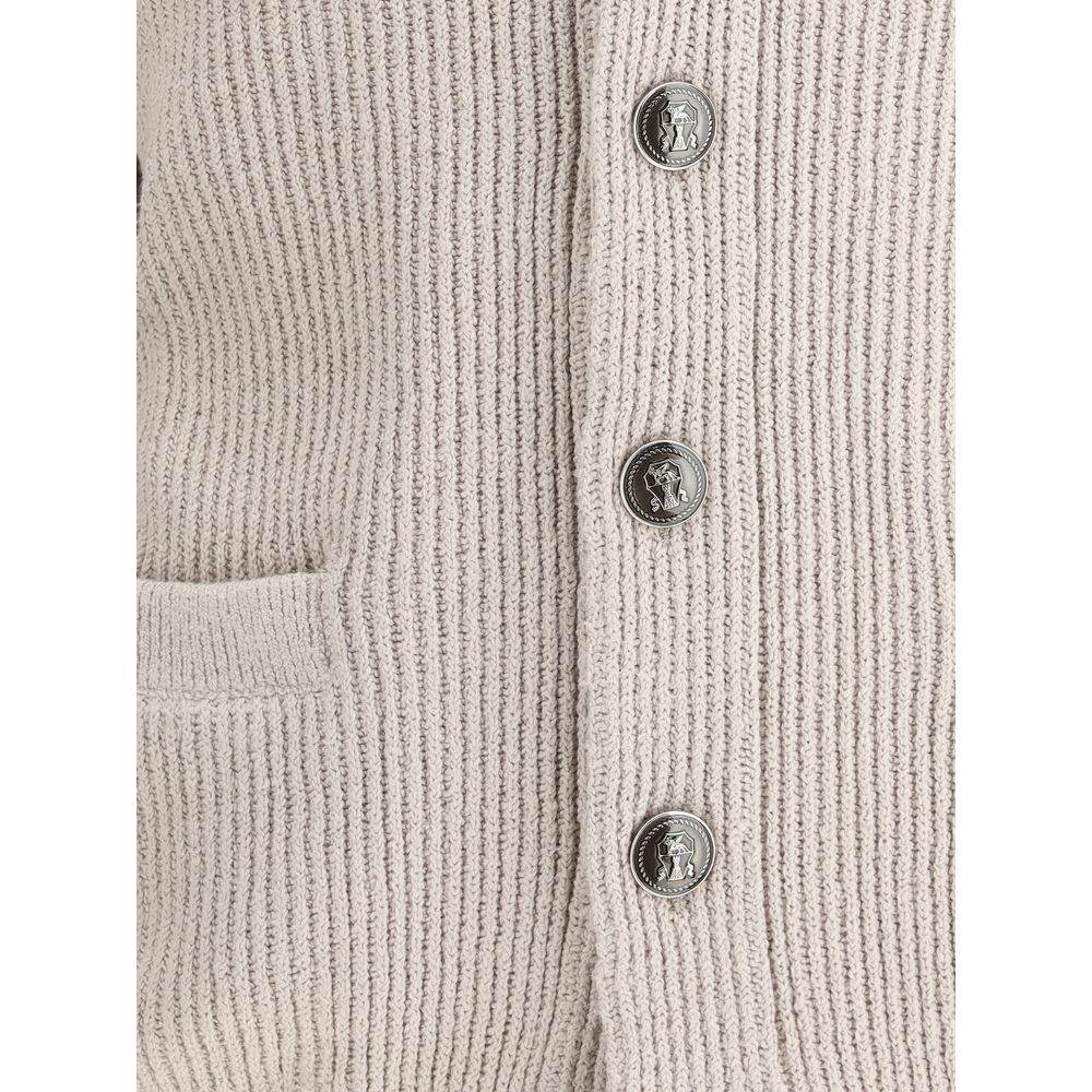 Brunello Cucinelli Ribbed Cardigan - Hilstor