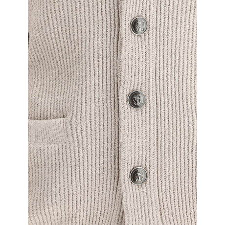 Brunello Cucinelli Ribbed Cardigan - Hilstor