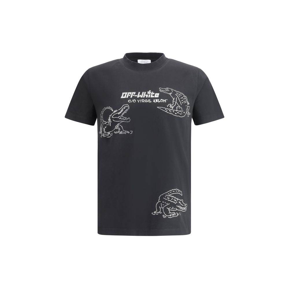 Off-White Cryst Croco T-Shirt - Hilstor