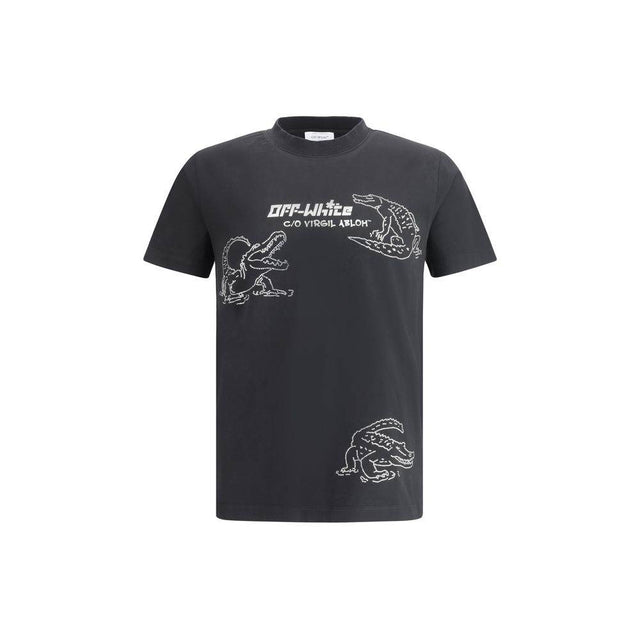 Off-White Cryst Croco T-Shirt - Hilstor