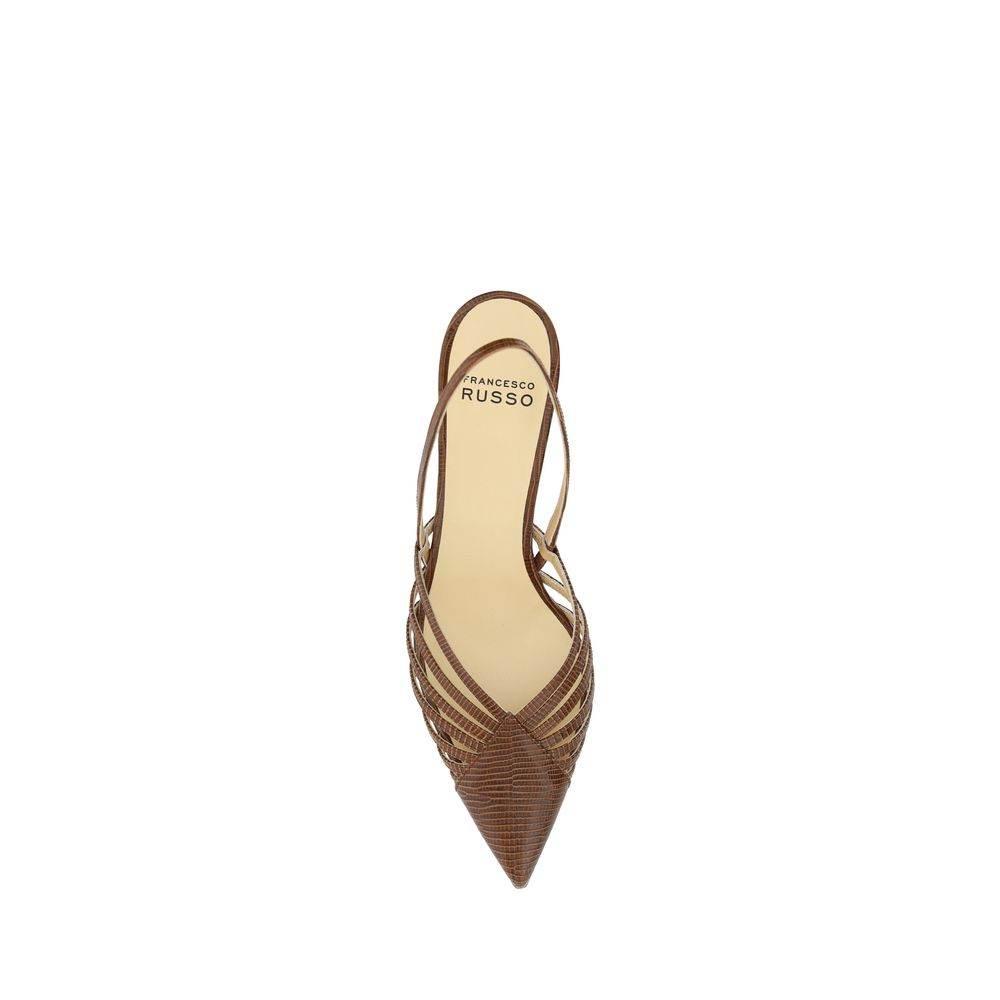 Francesco Russo Cut-out detail pumps - Hilstor