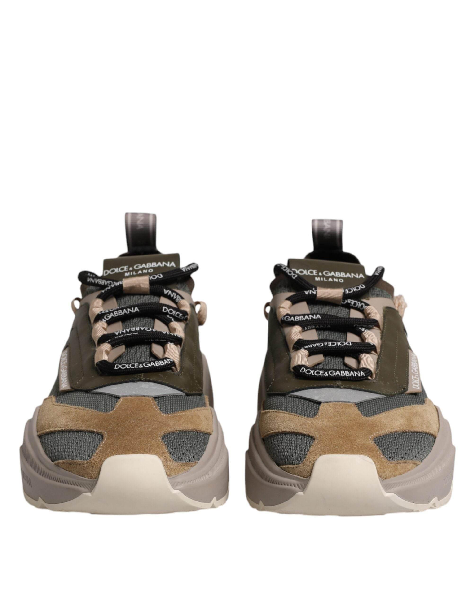 Dolce & Gabbana Multicolor Daymaster Low Top Sneakers Shoes - Hilstor