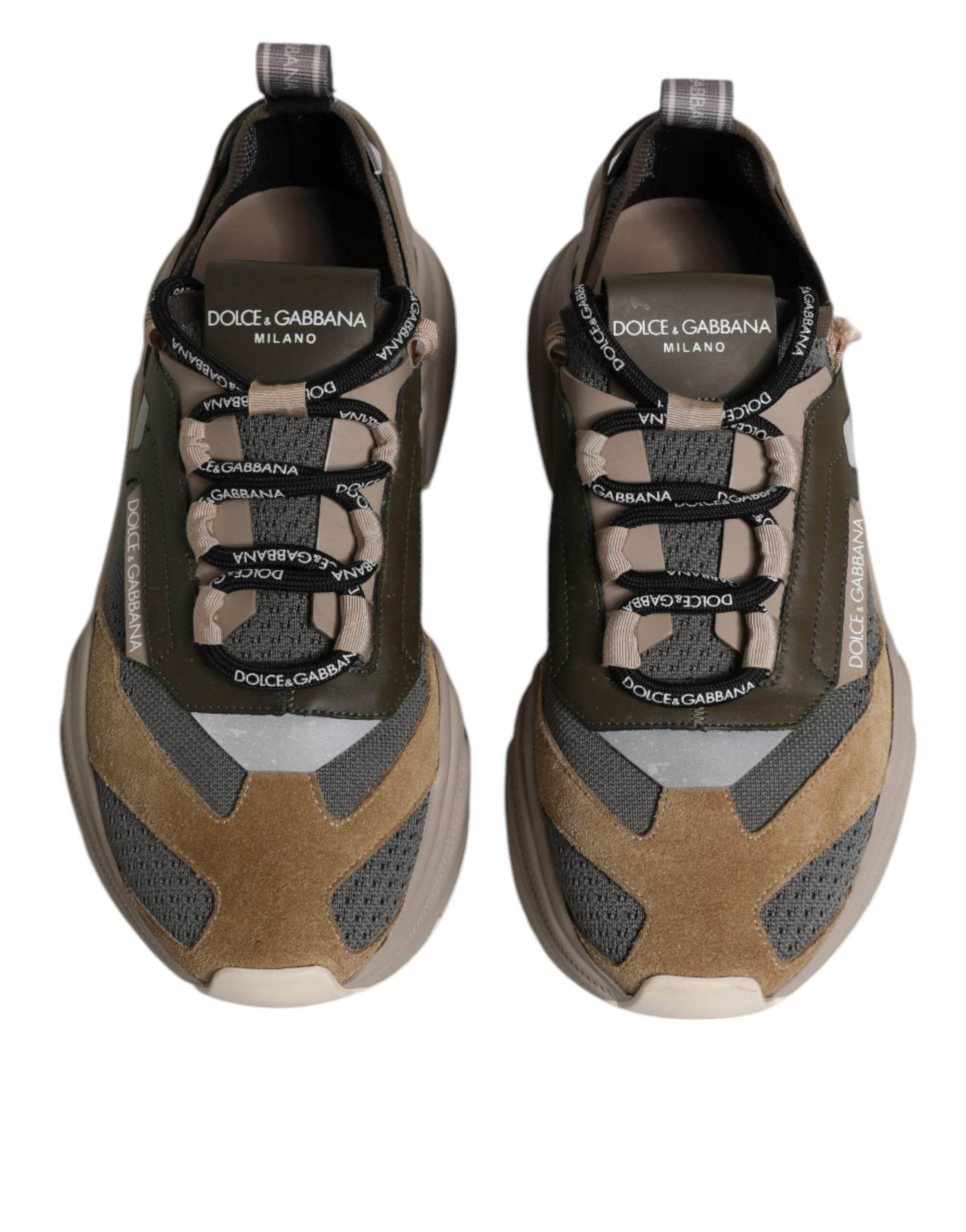Dolce & Gabbana Multicolor Daymaster Low Top Sneakers Shoes - Hilstor