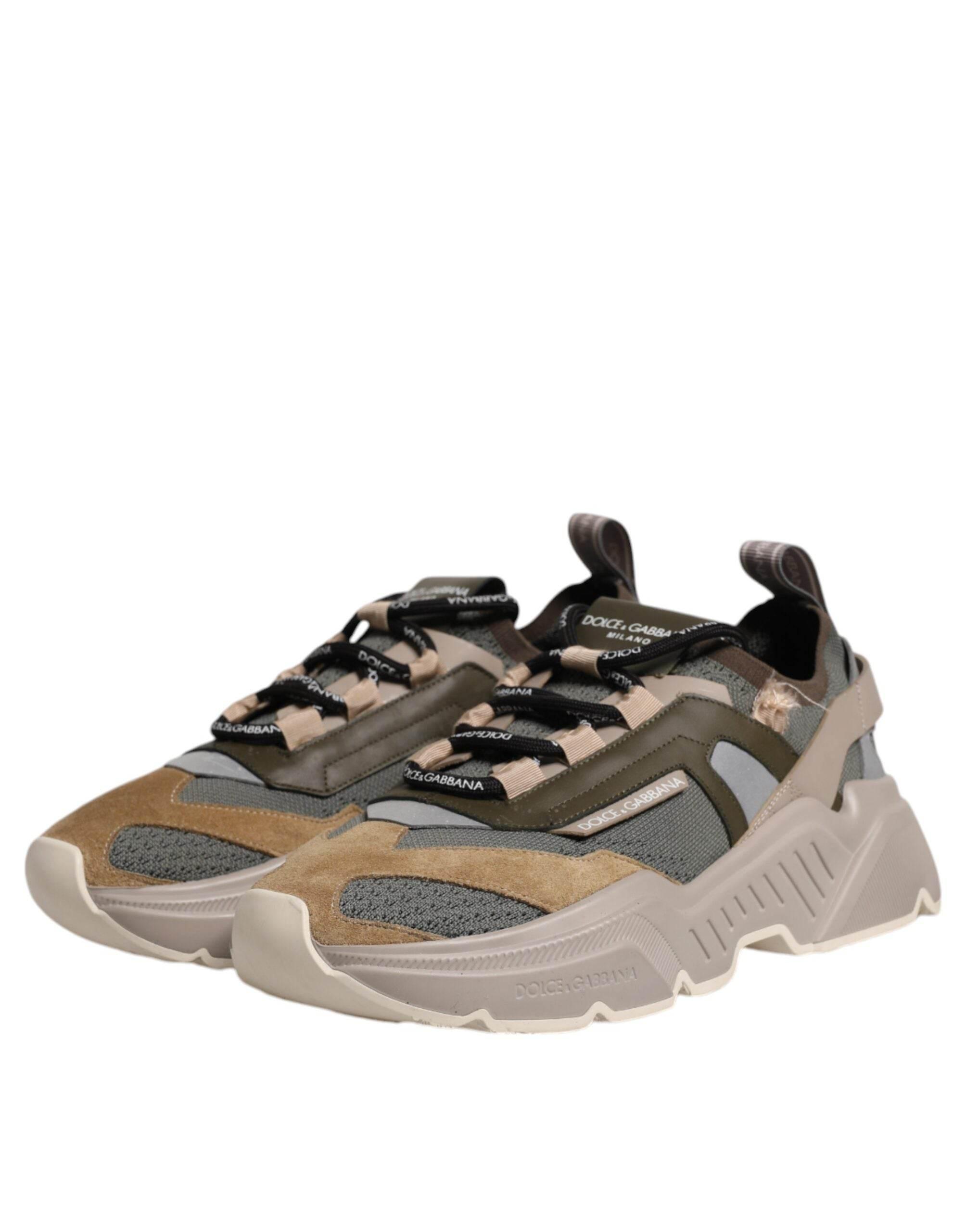 Dolce & Gabbana Multicolor Daymaster Low Top Sneakers Shoes - Hilstor