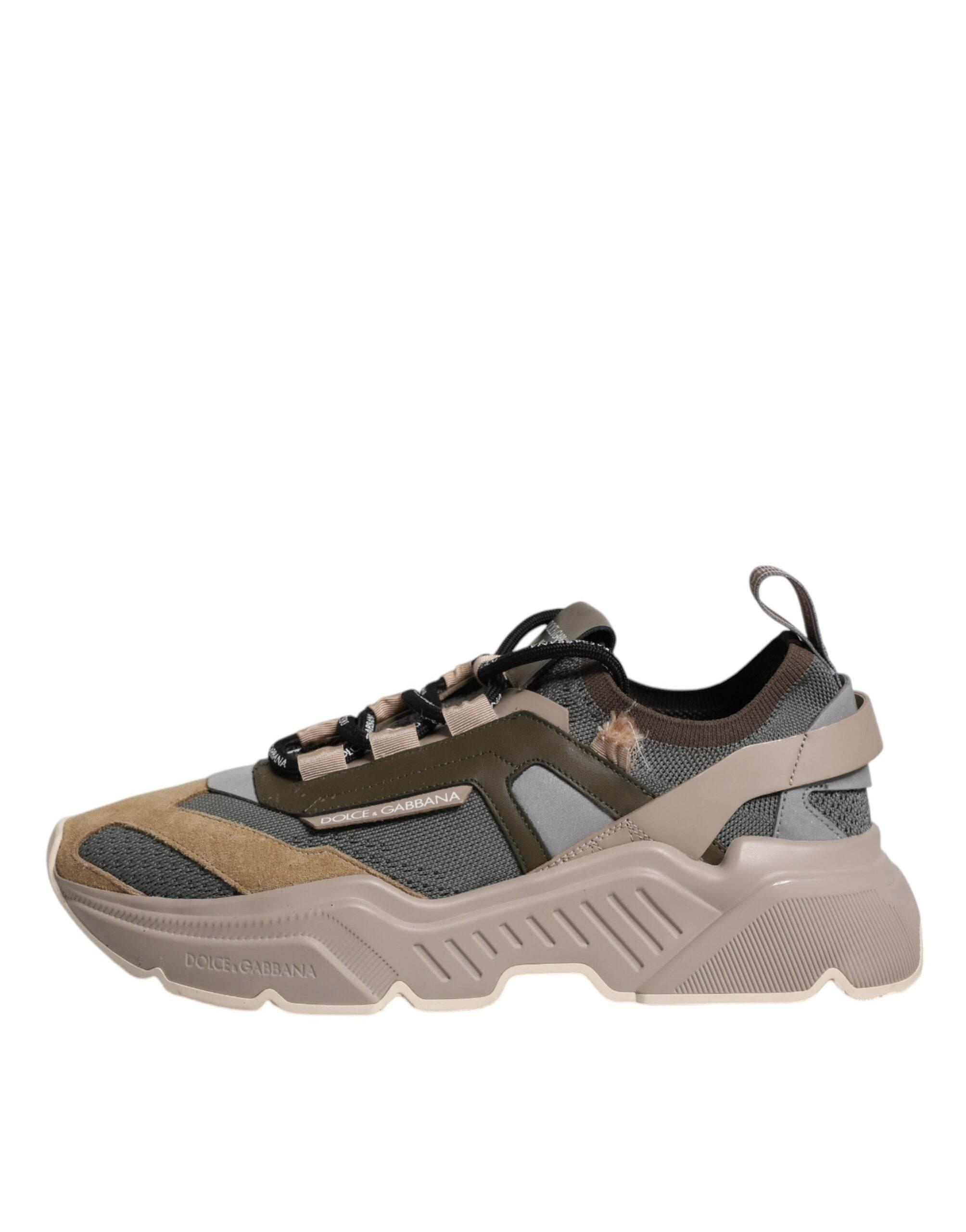 Dolce & Gabbana Multicolor Daymaster Low Top Sneakers Shoes - Hilstor