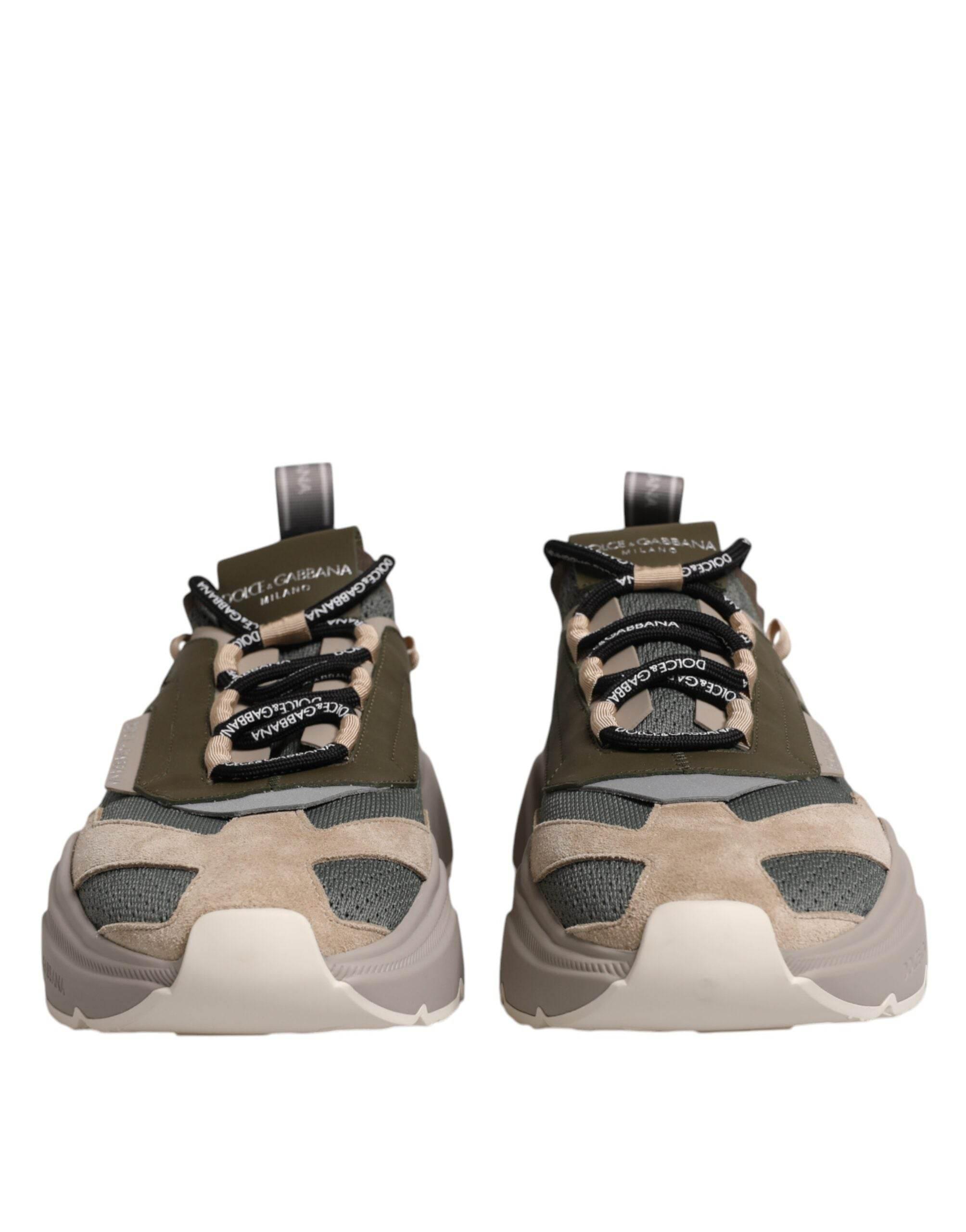 Dolce & Gabbana Multicolor Daymaster Low Top Sneakers Shoes - Hilstor