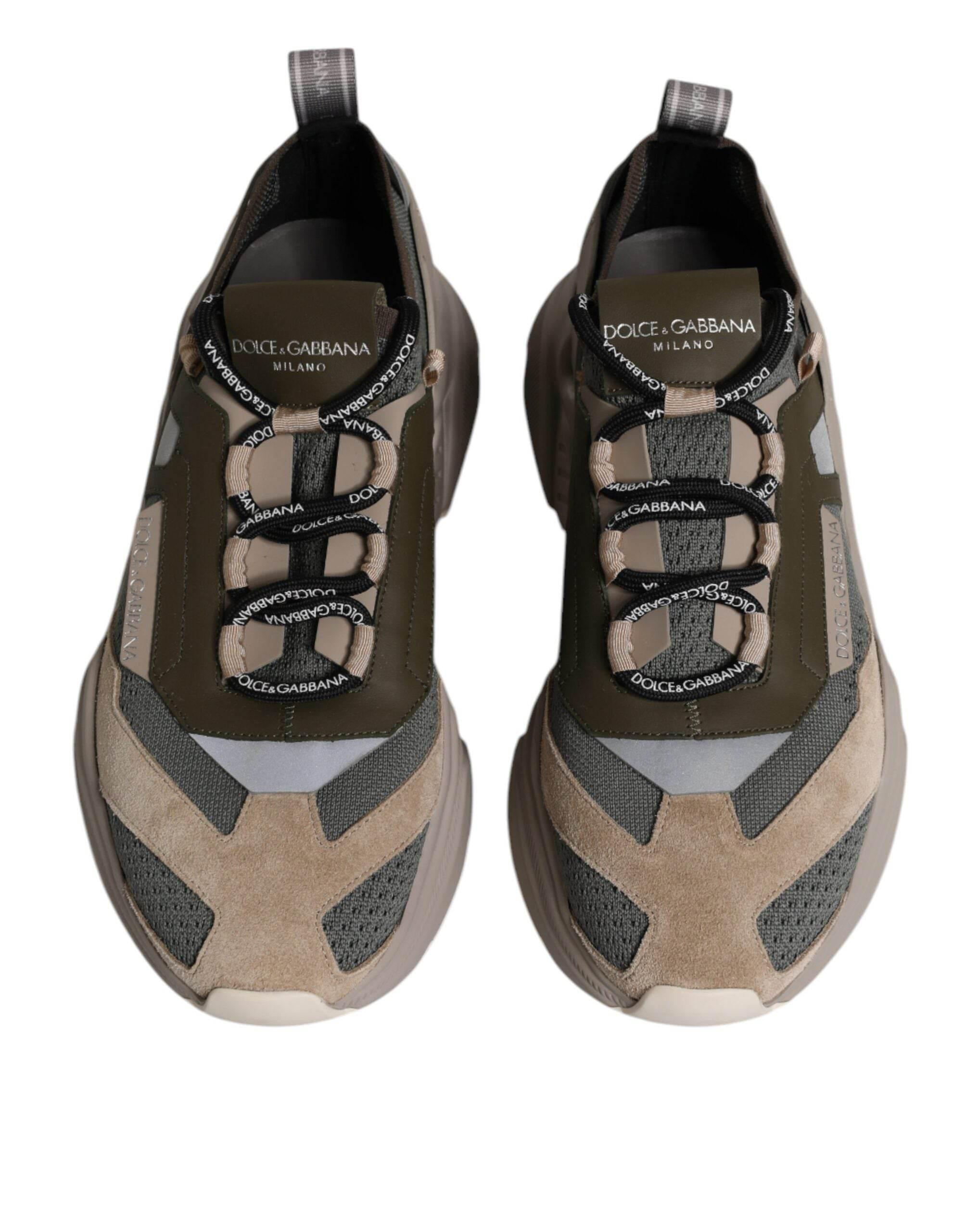 Dolce & Gabbana Multicolor Daymaster Low Top Sneakers Shoes - Hilstor