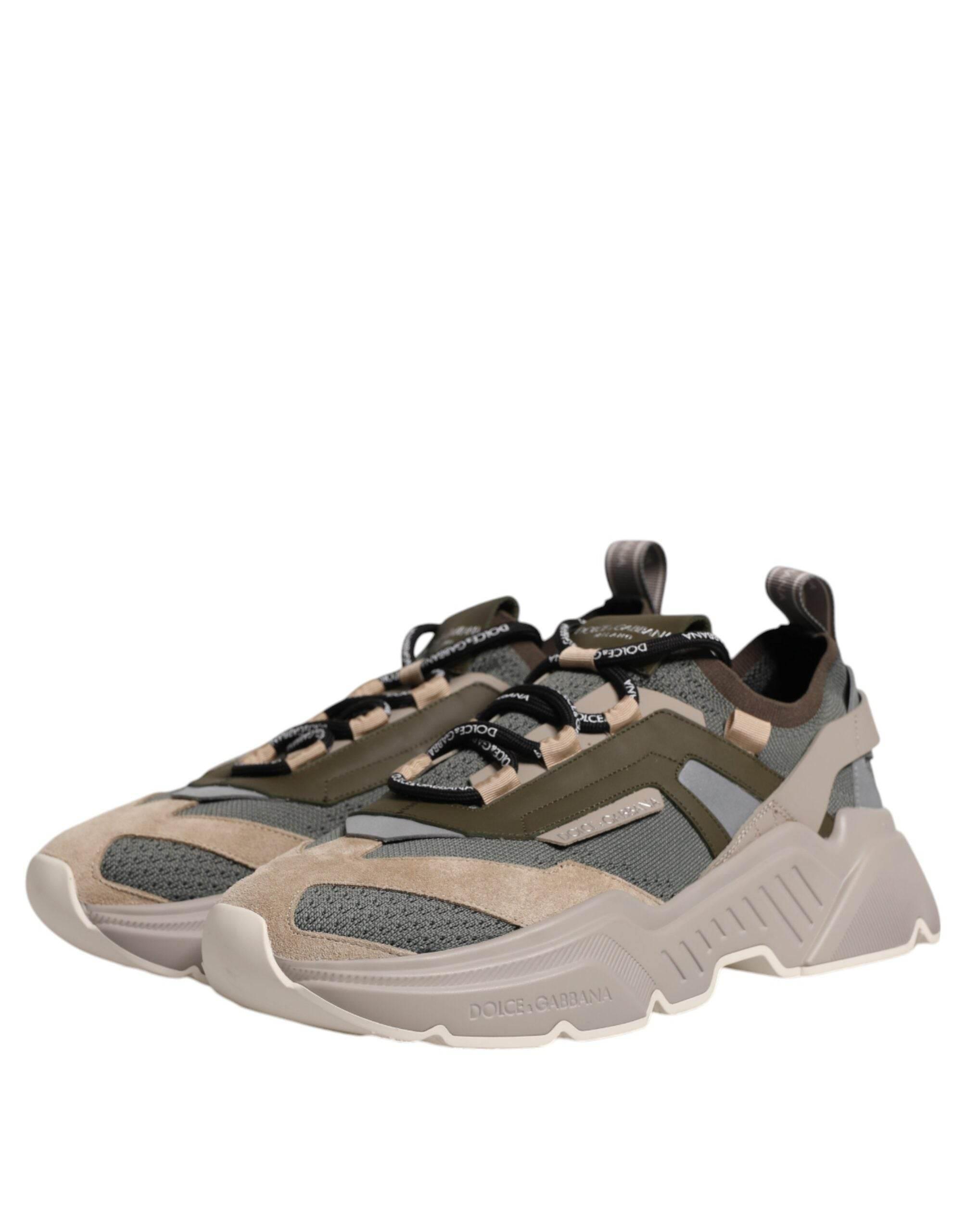 Dolce & Gabbana Multicolor Daymaster Low Top Sneakers Shoes - Hilstor