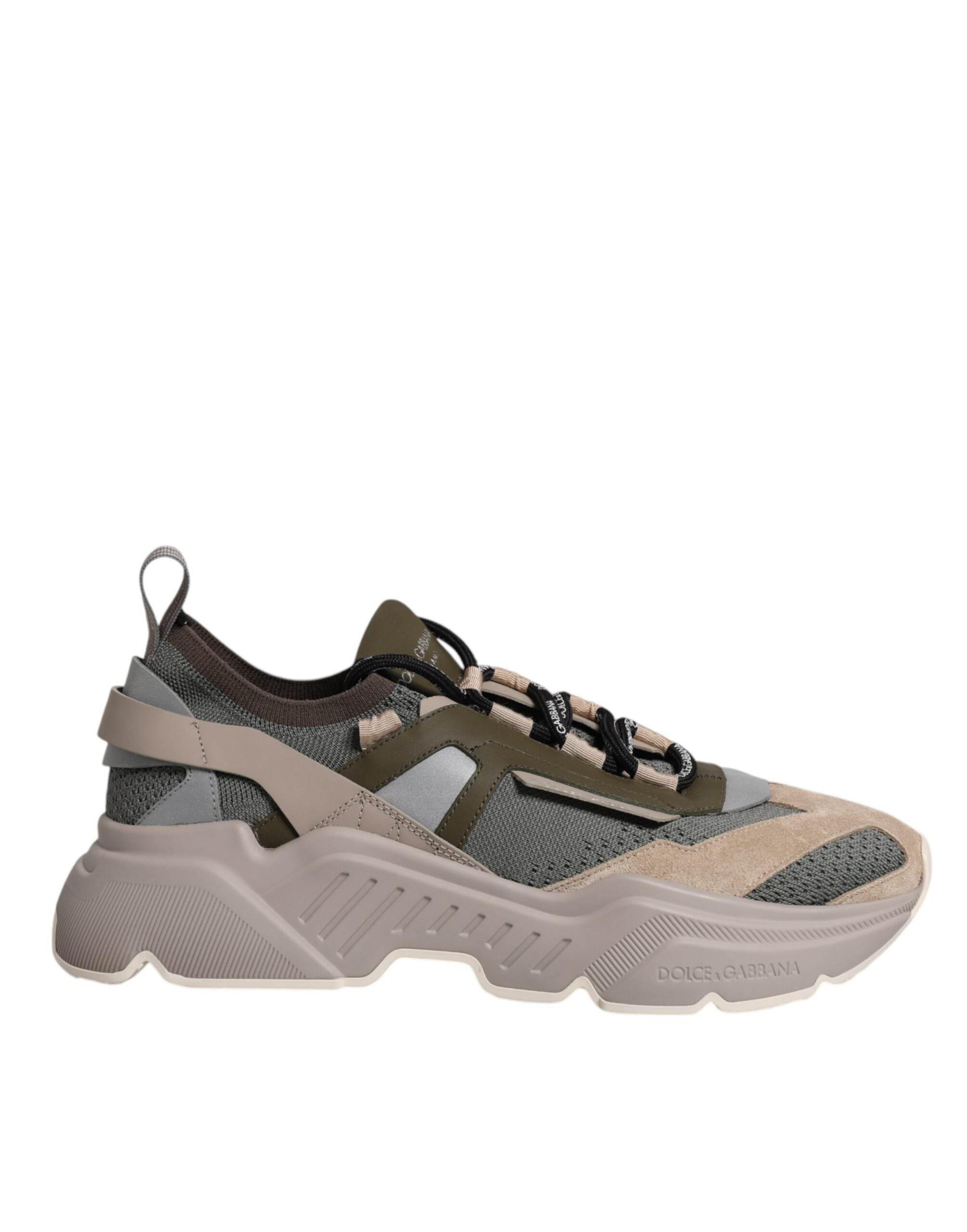 Dolce & Gabbana Multicolor Daymaster Low Top Sneakers Shoes - Hilstor