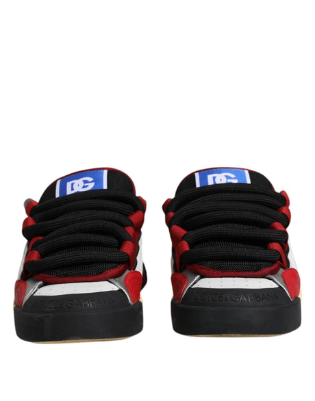 Dolce & Gabbana Multicolor Portofino Space Sneakers Shoes - Hilstor