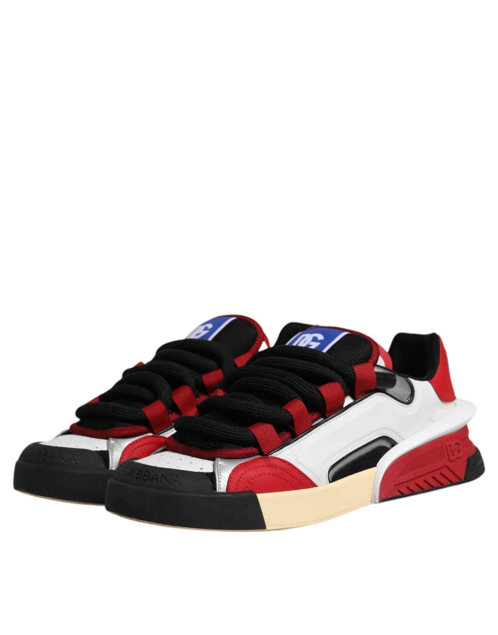 Dolce & Gabbana Multicolor Portofino Space Sneakers Shoes - Hilstor