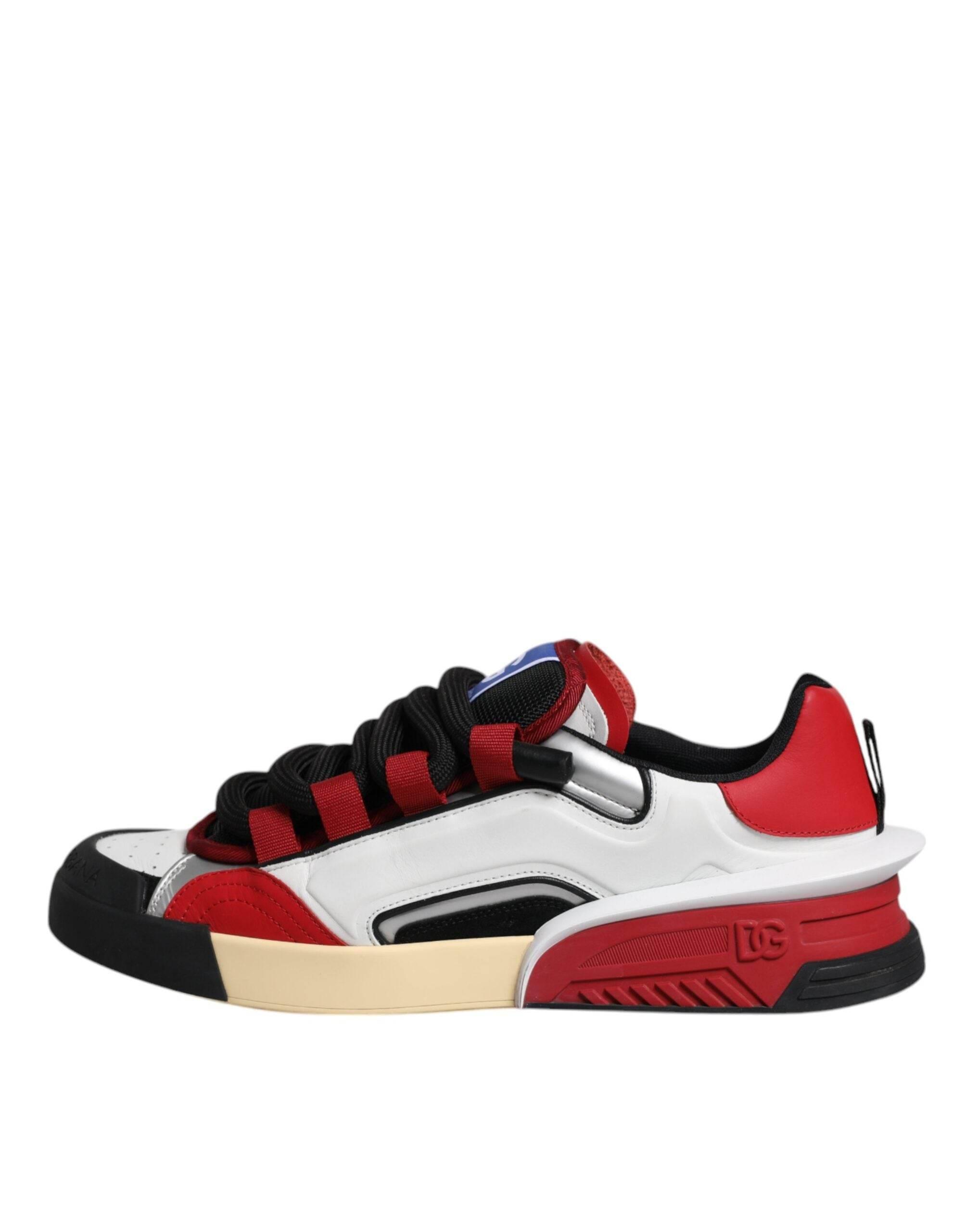 Dolce & Gabbana Multicolor Portofino Space Sneakers Shoes - Hilstor