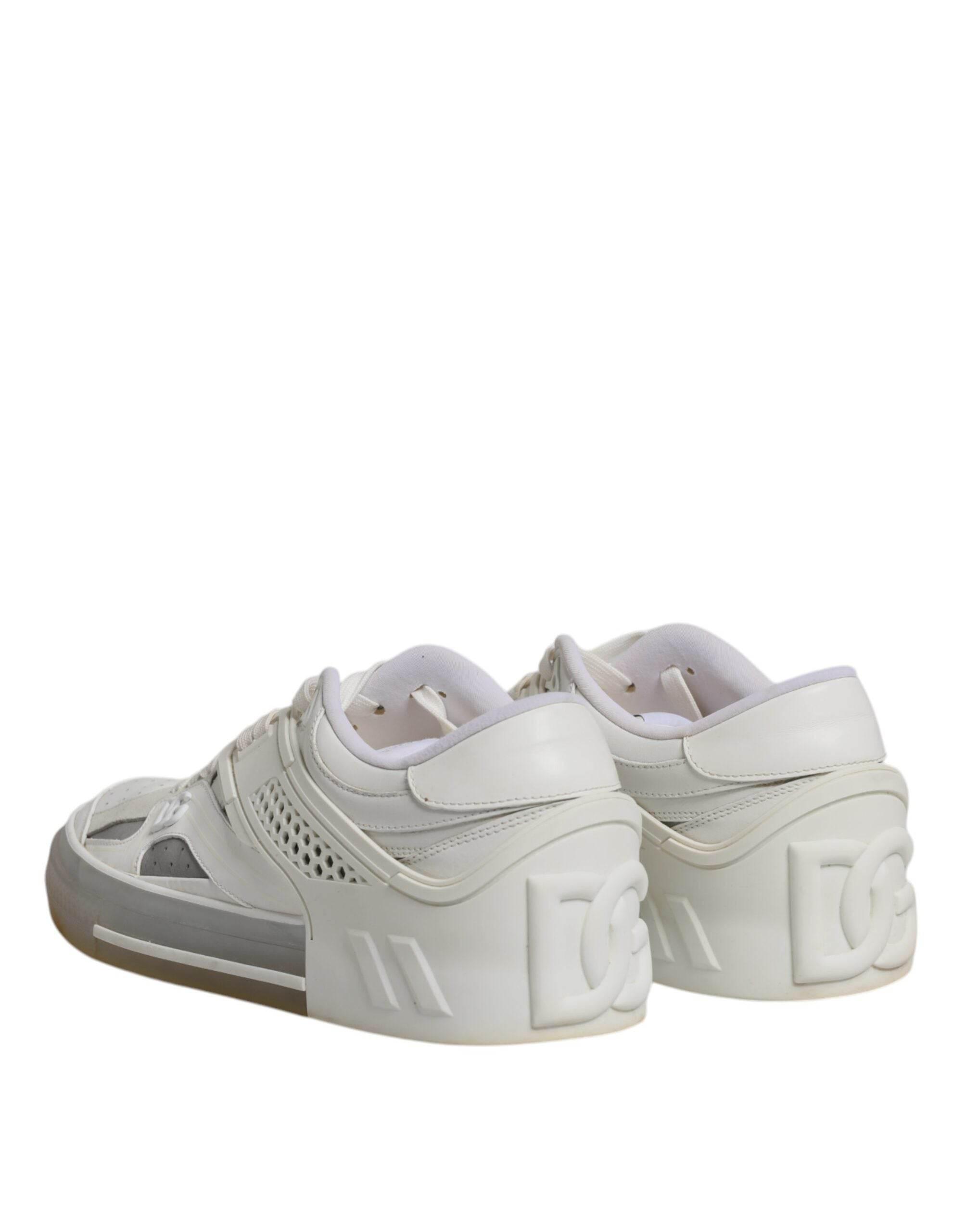 Dolce & Gabbana White DG Logo CUSTOM 2.Zero Sneakers Shoes - Hilstor