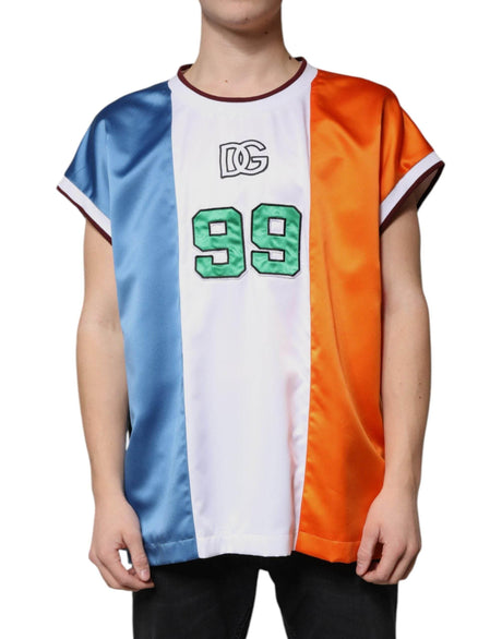 Dolce & Gabbana Multicolor Jersey Tank Sleeveless T-shirt - Hilstor