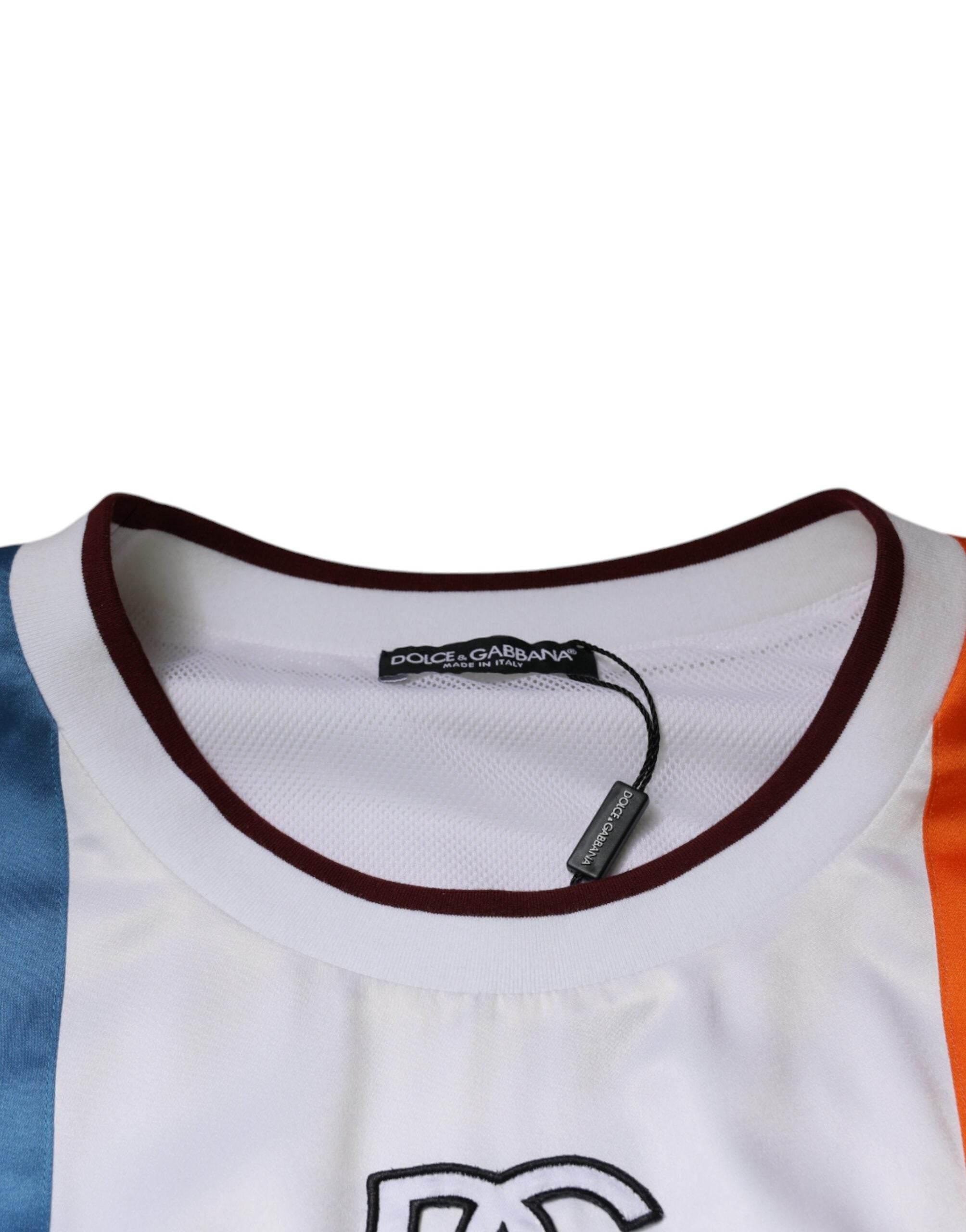 Dolce & Gabbana Multicolor Jersey Tank Sleeveless T-shirt - Hilstor