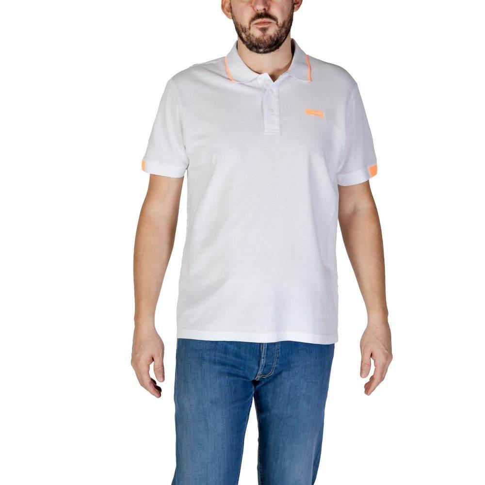 Refrigiwear White Cotton Polo Shirt - Hilstor
