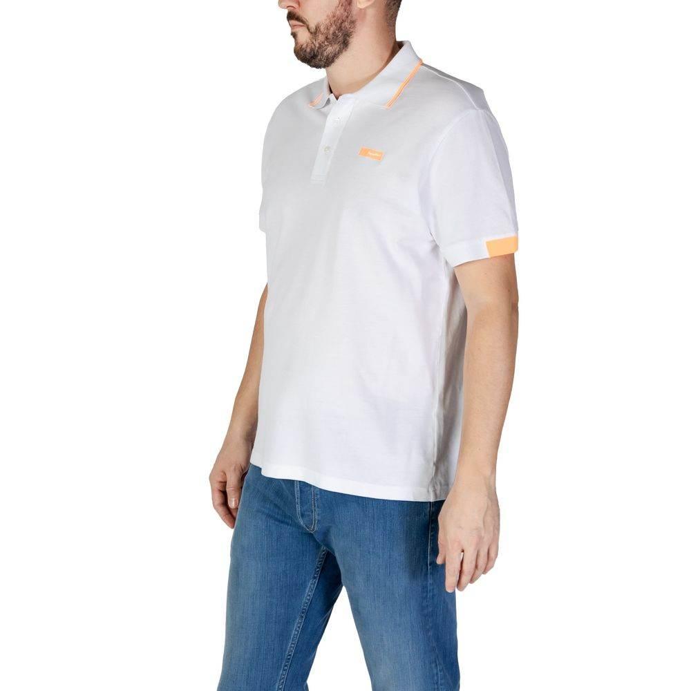 Refrigiwear White Cotton Polo Shirt - Hilstor