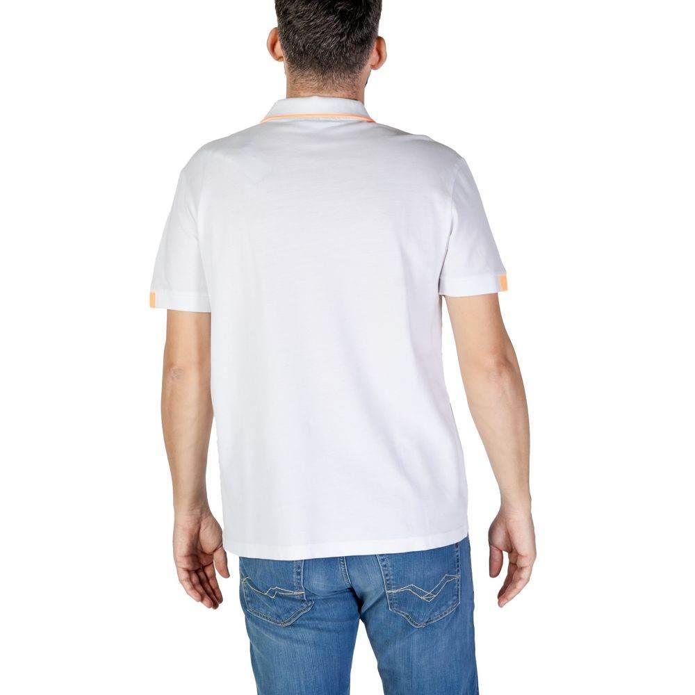 Refrigiwear White Cotton Polo Shirt - Hilstor