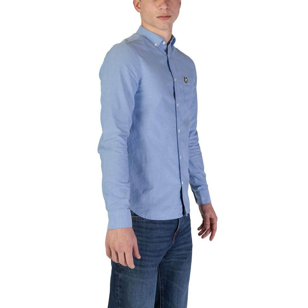 Lyle & Scott Blue Organic Cotton Shirt - Hilstor