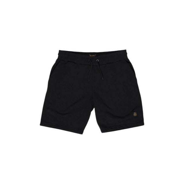 Refrigiwear Black Cotton Bermuda - Hilstor