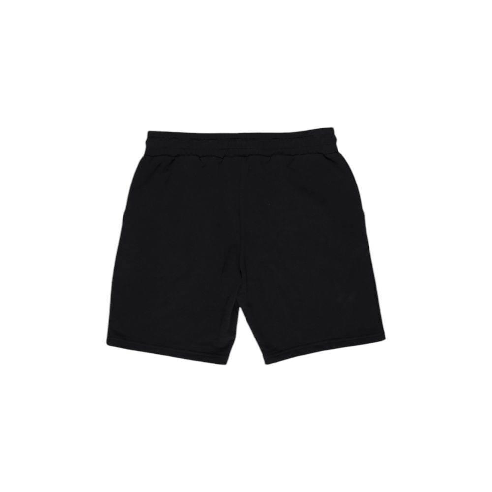 Refrigiwear Black Cotton Bermuda - Hilstor