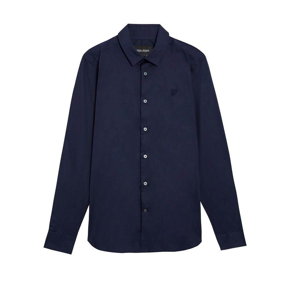 Lyle & Scott Blue Cotton Shirt - Hilstor