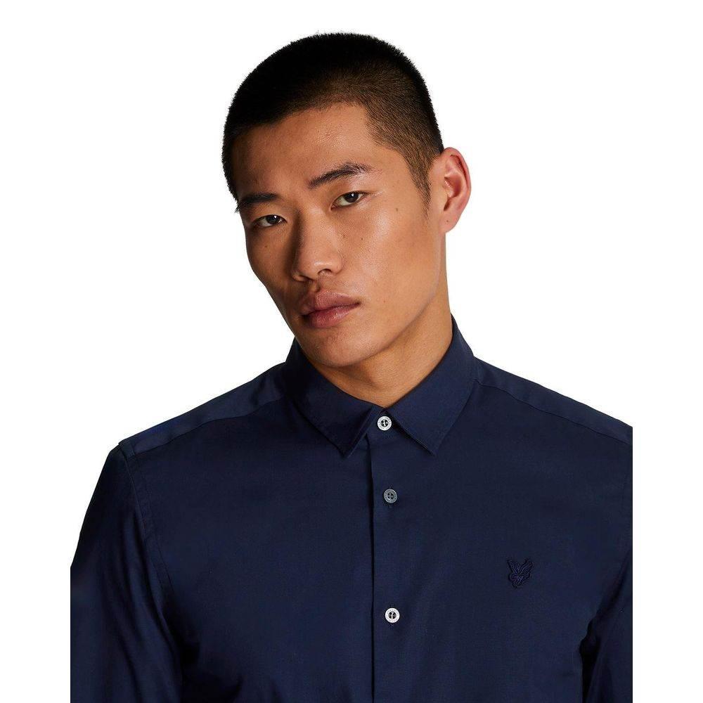 Lyle & Scott Blue Cotton Shirt - Hilstor