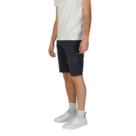 Refrigiwear Blue Cotton Bermuda - Hilstor