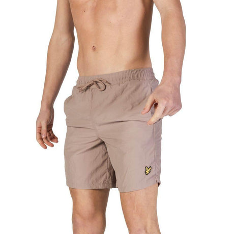 Lyle & Scott Beige Nylon Swim Short - Hilstor