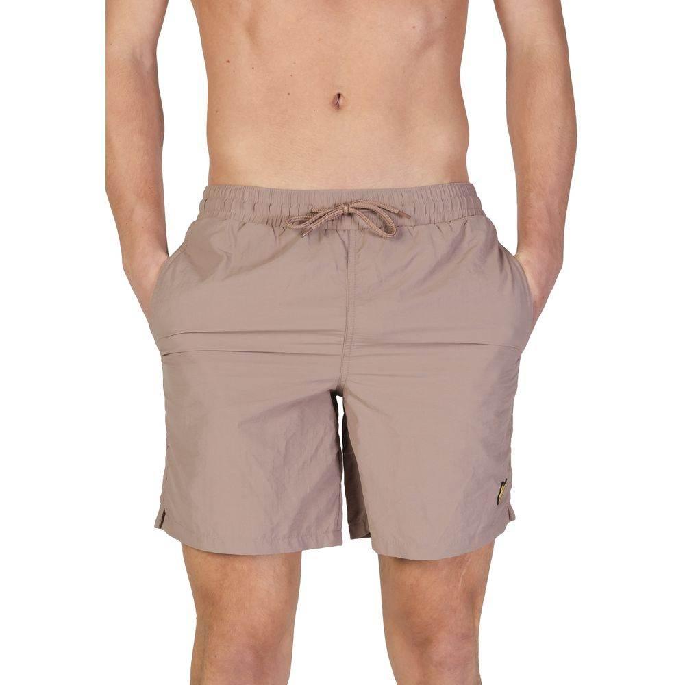 Lyle & Scott Beige Nylon Swim Short - Hilstor