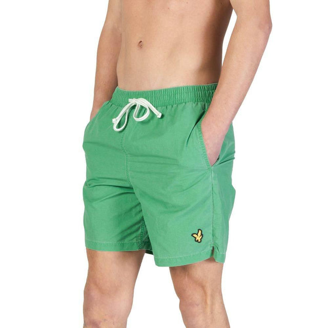 Lyle & Scott Green Nylon Swim Short - Hilstor