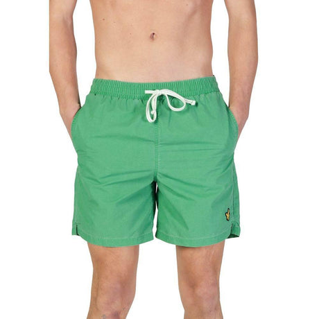 Lyle & Scott Green Nylon Swim Short - Hilstor